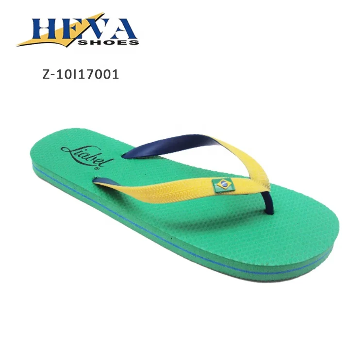 HEVA Unisex man's Basic design sandals Brazil sliders slippers custom flip flops women PE flip-flops slippers