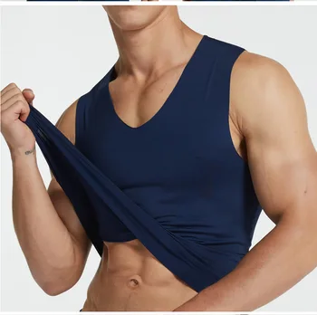 First class quality Men Singlet 100% Cotton sublimated stringer gym workout tank top men vest