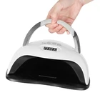 Lamp Uv YJN5627 White Baking Lamp 168W Led UV Nail Lamp With Mobile Phone Holder