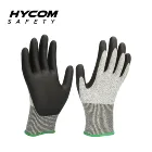 Gloves For Cutting Cut Resistant Gloves Polyurethane Coated ANSI Cut Level A4 For Wood Working