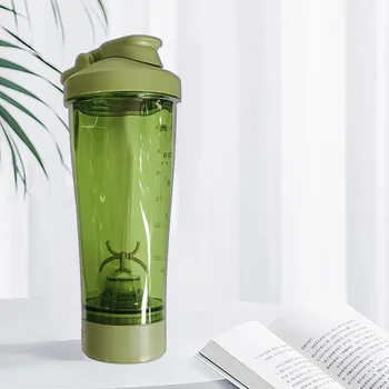hot selling 2023 plastic bottles 600ml cups Custom Logo BPA Free christmas gifts sports gym electric protein shaker bottle
