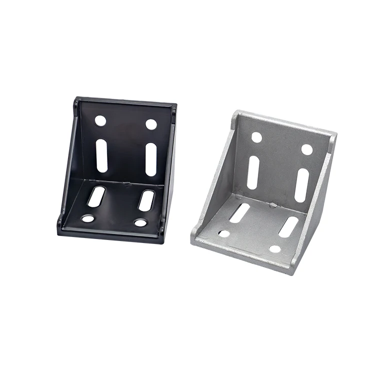 8080 Aluminum Profile Corner Code Connection Corner Piece Aluminum Alloy Fastener Locking Corner Code Accessory manufacture