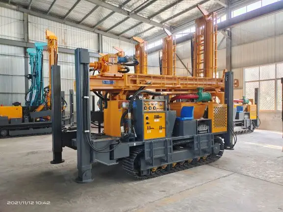 Hongwuhuan HWH580 High Quality Air Penumatic for Drilling Water Well Air Portable Water Well Drilling Machine for Sale Diesel