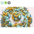 Hot Sales Edible Unicorn Horn Shape Polymer Gold Sugar Sprinkles Mix For Cake Decoration