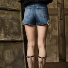Jeans TCH Hot Selling Cheap Custom Brand Big C Hot Drilling Tassel Hole Fashion Jeans Shorts