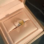 Diamond Rings Ring 925 Sterling Silver Pink Diamond Rings Womens Heart Engagement Ring