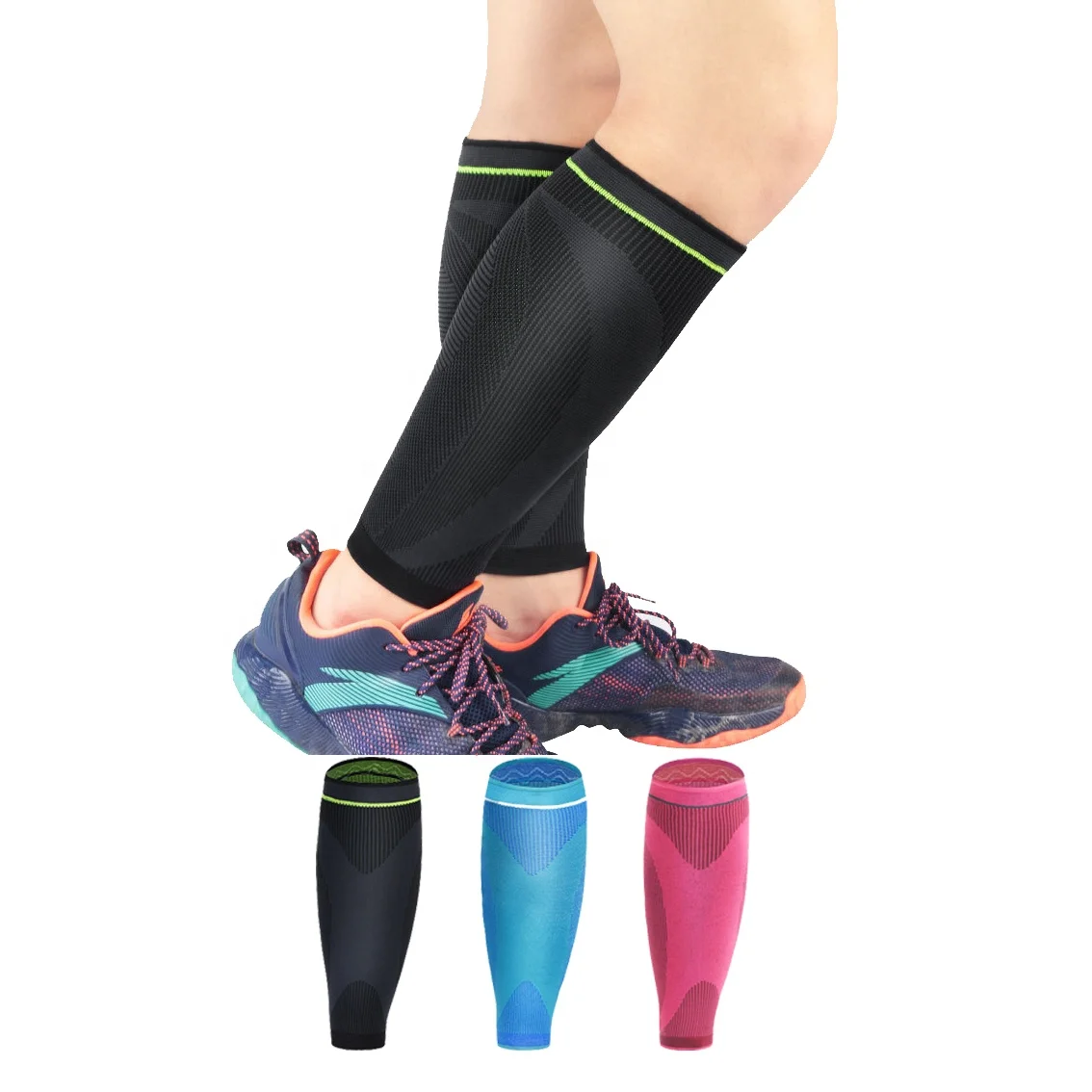 Soccer Sports Shin Guard Pad Sleeve 
