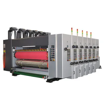 New automatic die-cutting machine and indentation machine carton printing slotting die cutting machine