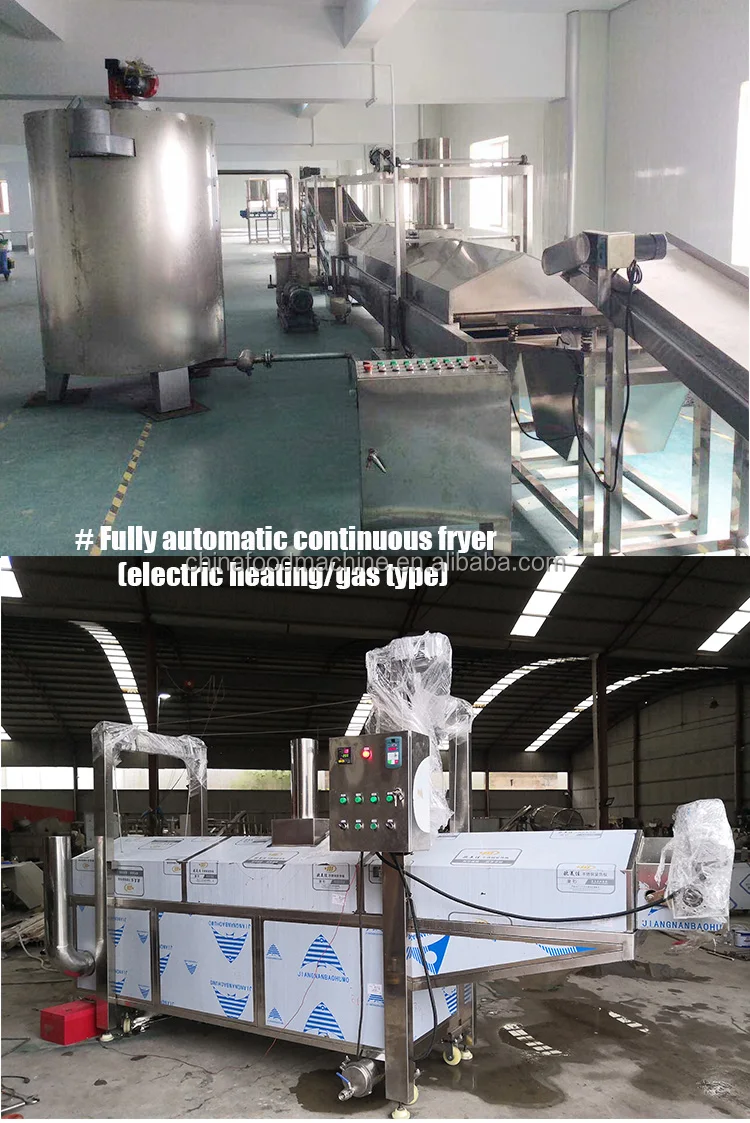 Industrial Fryer Automatic Continuous Chicken Nuggets Deep Frying Machine With Conveyor supplier