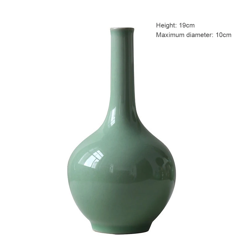 product wholesale longquan celadon vase en cramique modern decorative ceramic porcelain bud flower ceramic vases for home decor933-5