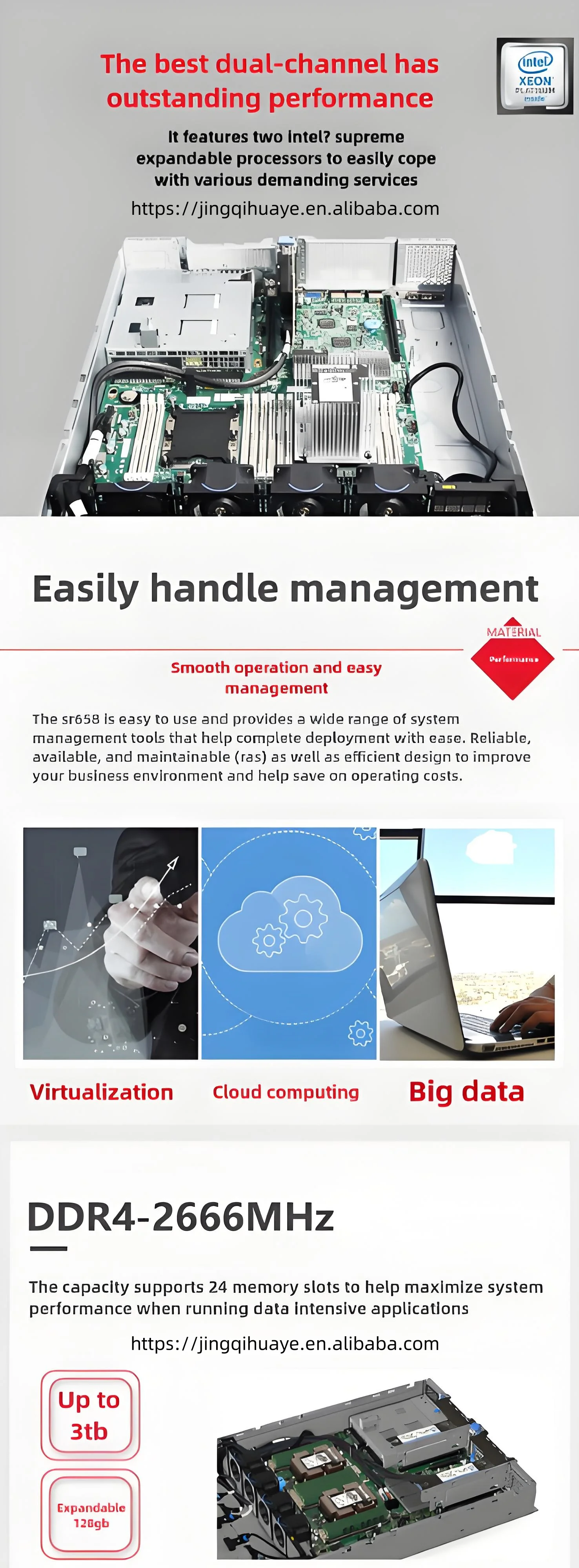 Lenovo ThinkSystem SR658 2U Server Intel Xeon Silver 4208 DDR4 24x NVMe 750W (230/115V) Platinum PSU 3Y Warranty