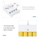 Battery Charger Ni-mh Rechargeable Battery Charger 1.2V Ni-CD Battery AAA Ni-MH Battery Charger