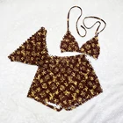 Beachwear 2021 Women Swimwear And Beachwear 2021 Swimsuit Beachwear 3 Piece Swimwear Sleeve Bikini