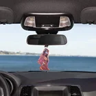 2021New Item Popular Custom Logo Double Sides Paper Shape Hanging Sexy Car Air Freshener Girl