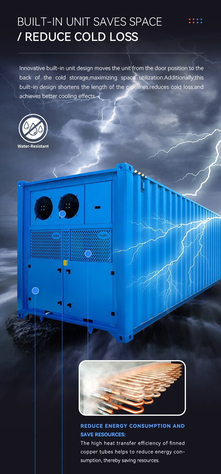 Blast Freezer, 40/20FT, Solar - detail 12