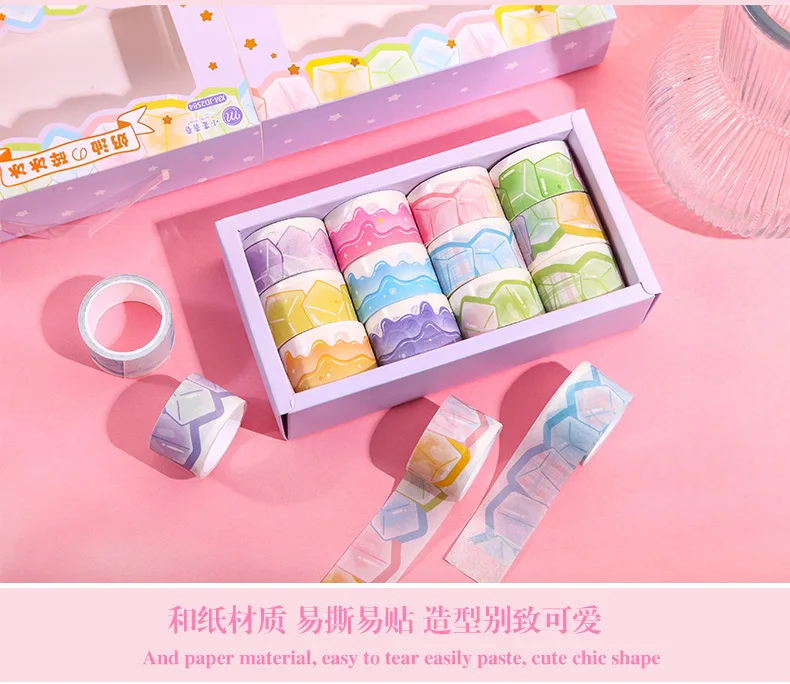 Cartoon Landscape Design Tape Diy Decorative Tape Kawaii Stationery