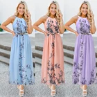Long Skirt New Listing Long Skirt Chiffon Printing Slim New Sexy Printed Long Skirt