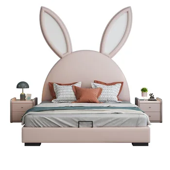 Wholesale Cute Modern Children The Bed Frame Single And Double Bed High Quality Bed Room Set Furniture Bedroom Set