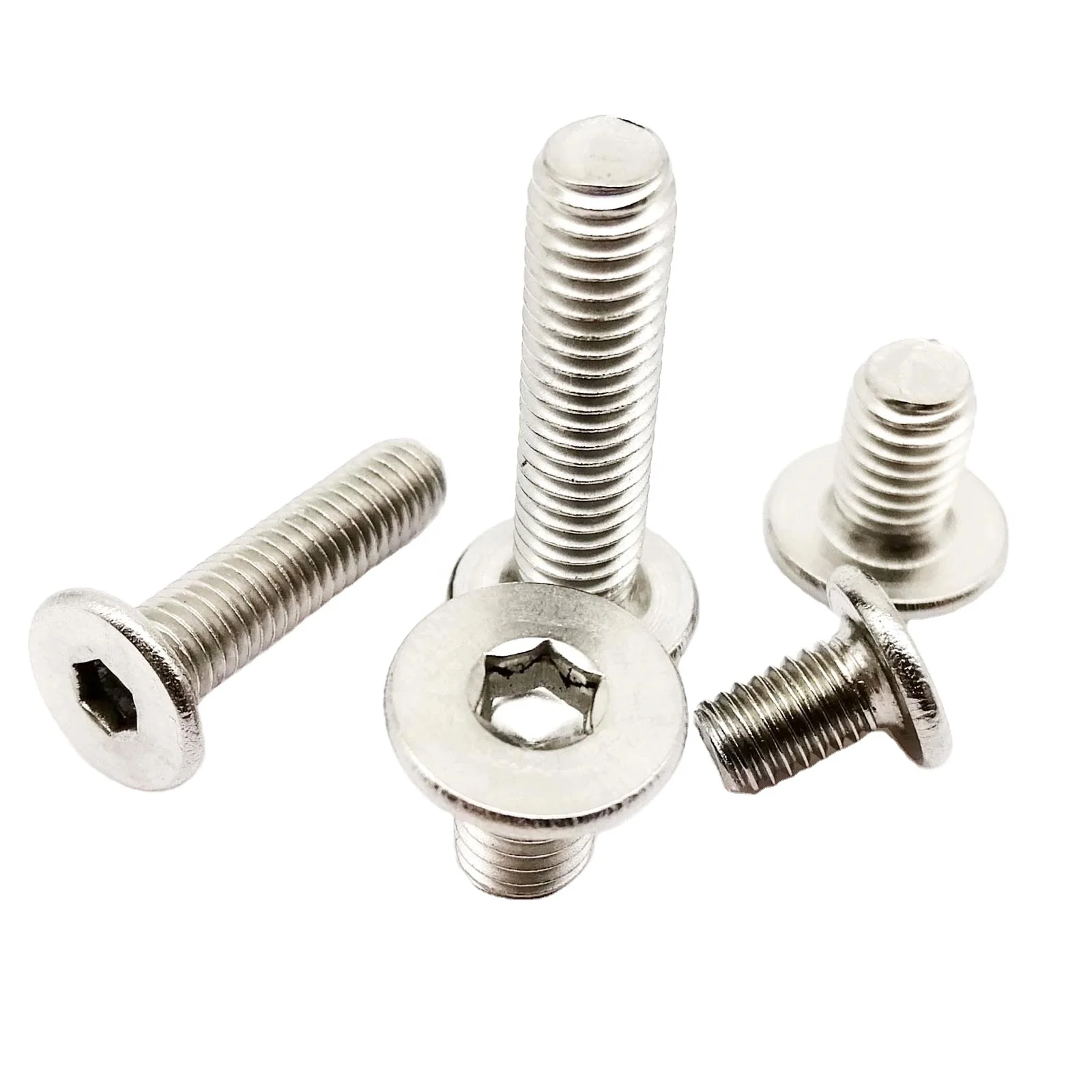 M4 M5 M6 Metric A2 Stainless Steel Fully Threaded Hex Bolts Nuts To Match 