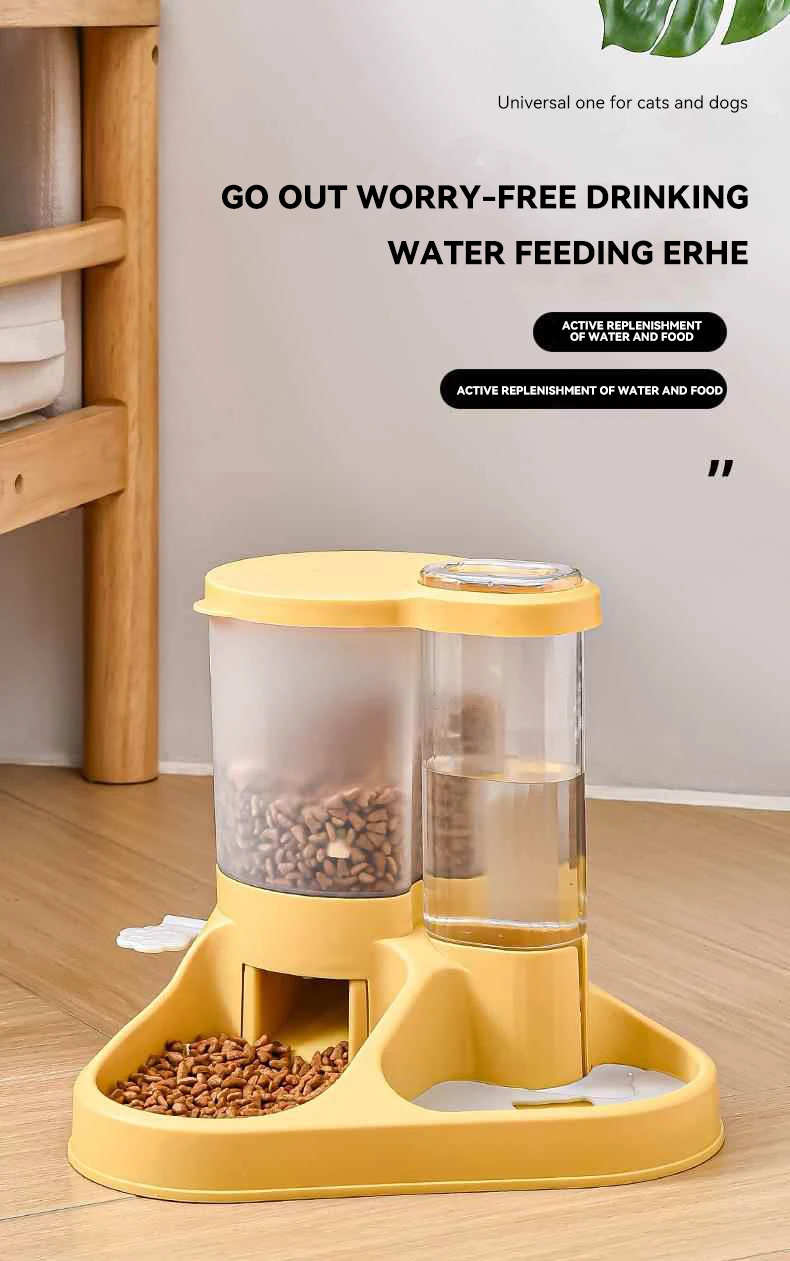 New 2-in-1 Feeder Food Water Large Capacity Pet Bowl Suitable for Small Medium and Large Dog Feeders Easy to Clean Pet Products details