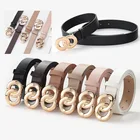 Belt 2021 Fashion Chain Pure Color Contracted PU Belt Jeans And Dress Decoration Belt