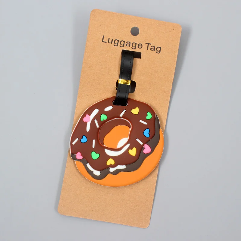 product wholesale promotional gift bulk custom logo cartoon waterproof pvc silicone rubber travel luggage tag-9
