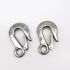Latch Metal Top Quality Stainless Steel Eye Slip Hook With Latch Heavy Duty Eye Slip Hook Metal Trailer Hook