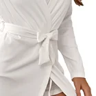 Womens 3 Piece Pajama Set Bulk White Lounge Wear Pj Set Women Female Cotton Casual Wear 3 Pieces Pajamas Set Women