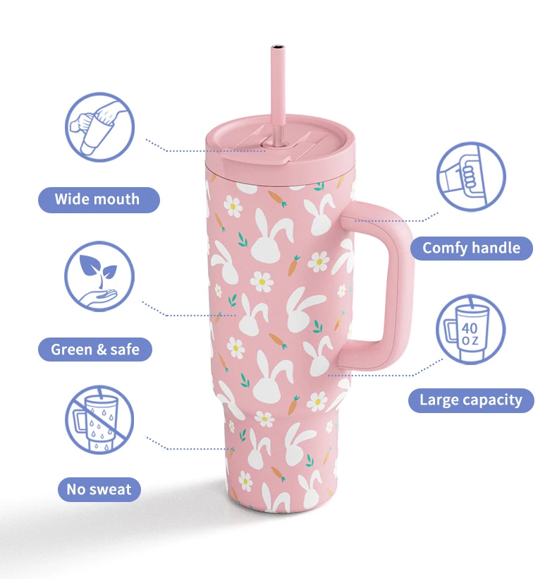New Arrival Products 2025 Coffee Tumbler Mug Cups Gift for Easter manufacture