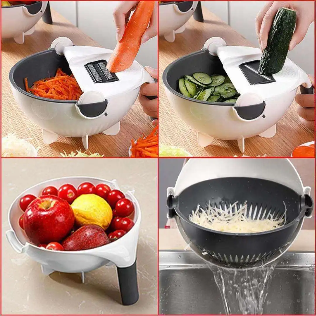 Multifunctional Kitchen Vegetable Slicer Vegetable Grater Food Processor Manual Vegetable Chopper Grinder