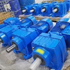 High Precision High Torque R Series R27 Helical Gear Reducers Electric Motor Gearbox Gearmotor With Shaft