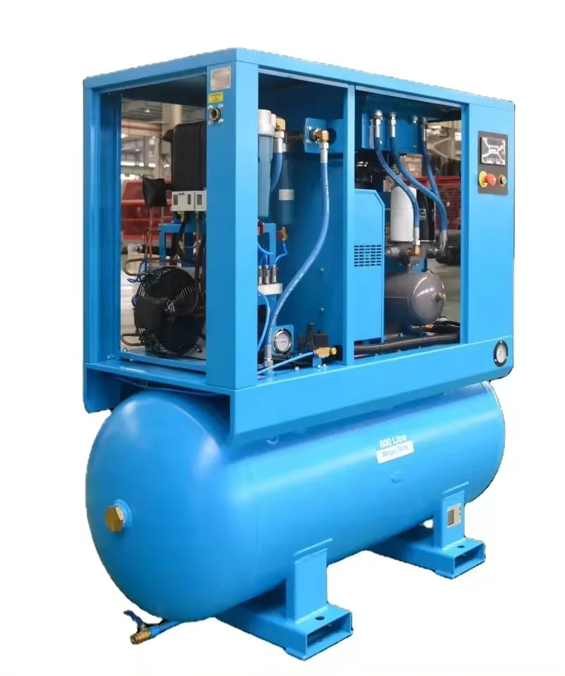 Good price motor industrial compressor machine 11kw air-compressor 8 bar screw air compressor for industry