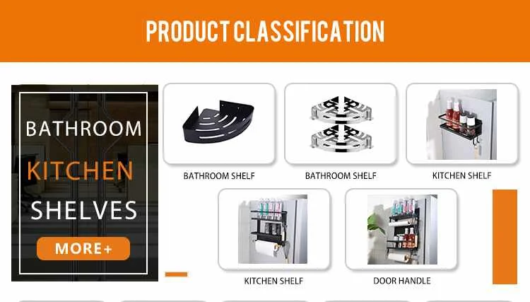 Stainless Steel Kitchen Shelf/No Hole Installation Metal Shelf Kitchen/Magnetic Suction Kitchen Shelves