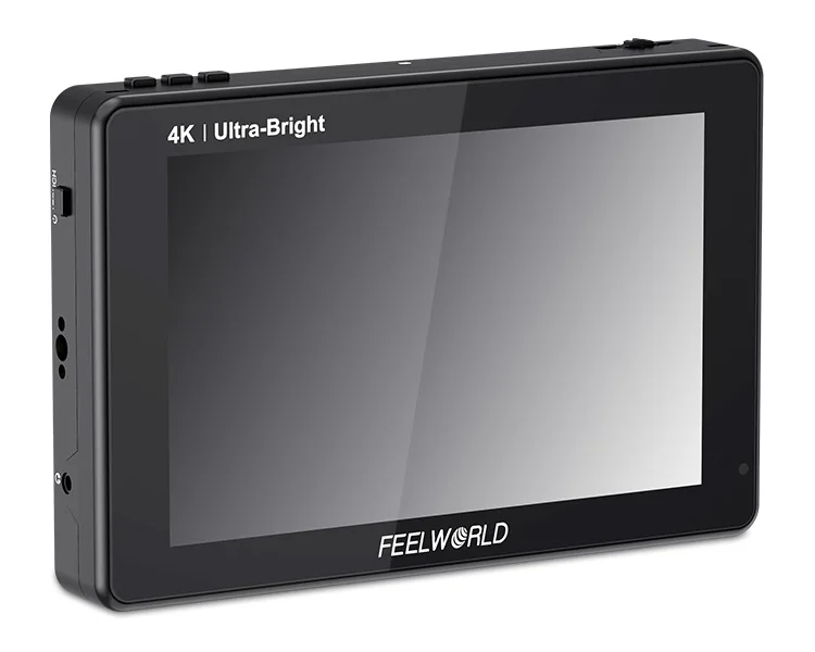 FEELWORLD LUT7S PRO 7 Inch Ultra Bright 2200nits DSLR Camera Field Monitor 3D LUT Touch Screen HDR with Waveform F970 External Power and Install Kit 4K HDMI 3G-SDI Input Output 1920X1200 IPS Panel 