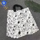 Cartoon Bag Packaging Bags For Shipping Wholesale Snoopy Cartoon Plastic Tote Shopping Bag For Clothing Pack