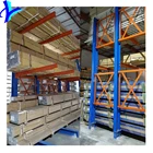 Carpet Rack Storage Rack Warehouse Heavy Duty Steel Industrial Tube Carpet Cantilever Storage Rack