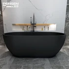 Bath Bathtub Bath Pensen Round Resin Stone Bathtub Free Standing Bath Tub Solid Surface Acrylic Bath Tub