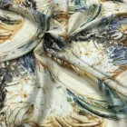 Satin Fabric Manufactory Direct Sale Woven 100% Polyester Baroque Satin Fabric Fabric Printing Satin