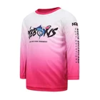 Baby Girl Shirt High Quality Mermaid And Marlin Pattern Pink Color Baby Girl Fishing Shirt