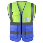 Vest Wejump High Visibility Safety Reflective Vest With Pockets And Zipper Construction Hi Vis Work Vest