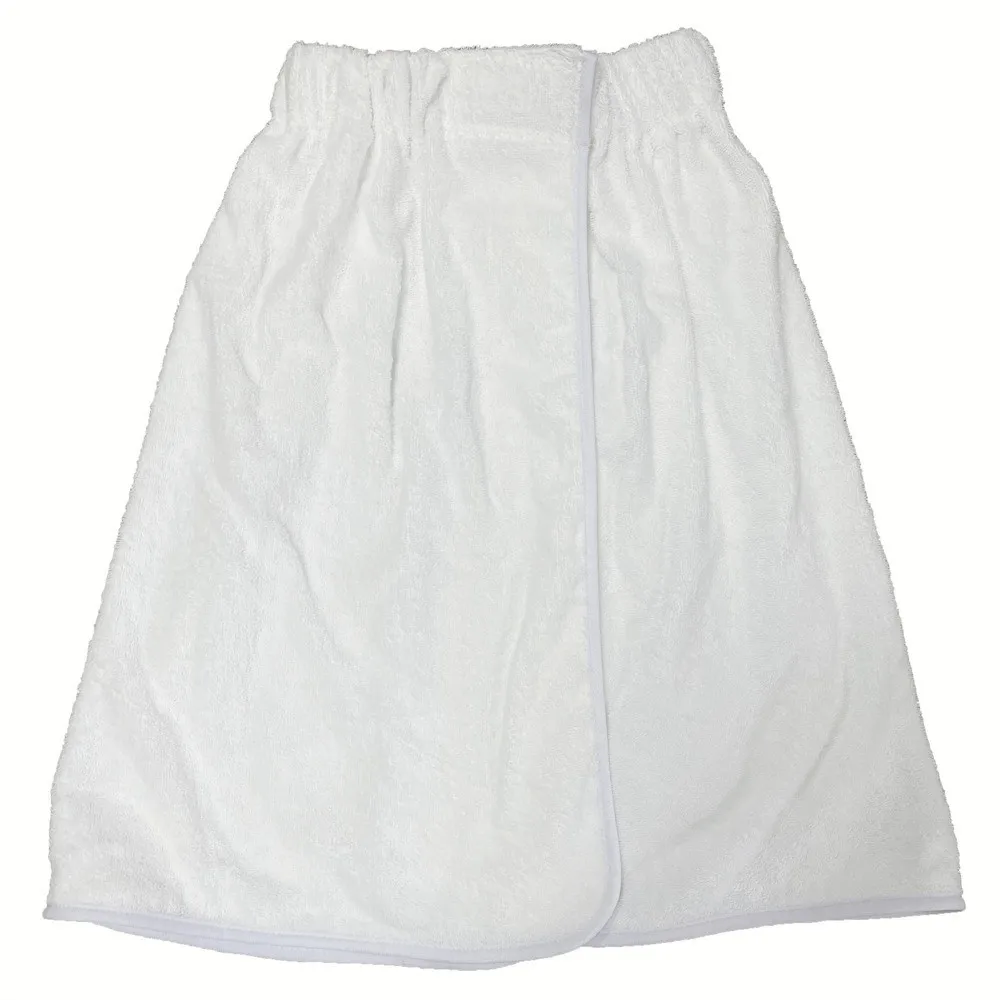 short beauty bath towel skirt bath wrap spa cotton body towel with adjustable closure