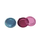 Denture Box Dental Plastic Rotatable Denture Storage Box Retainer Case Rotating Denture Box