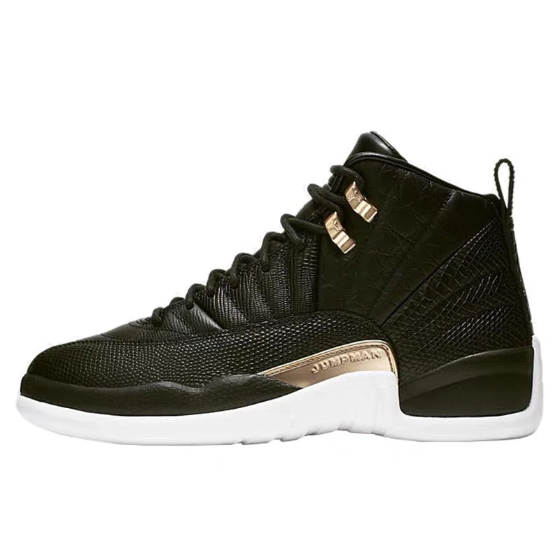 midnight black jordan 12s