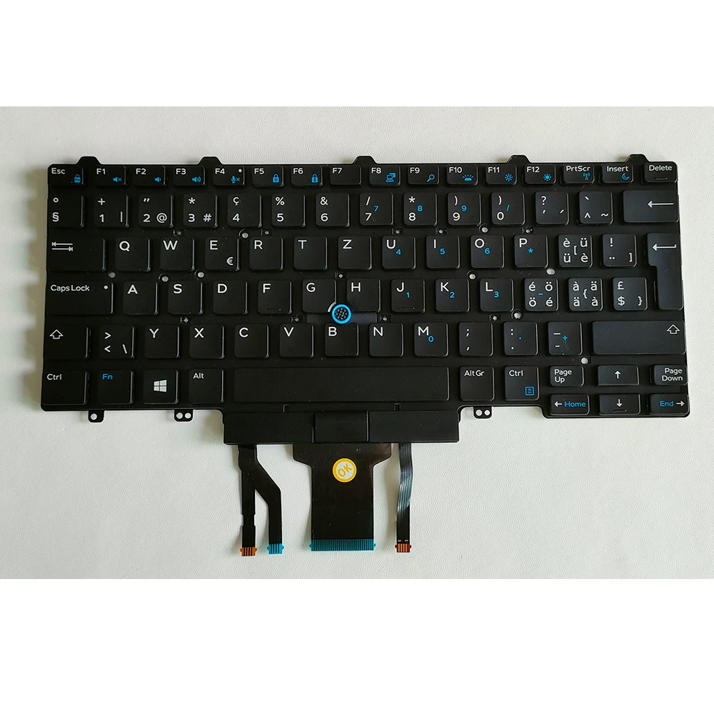 Swedish Sd Laptop Internal Keyboard For Dell Latitude E E E