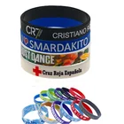 Bracelet Hot Sale Print Custom Wristband Rubber Wristband Silicone Bracelet Wrist Band