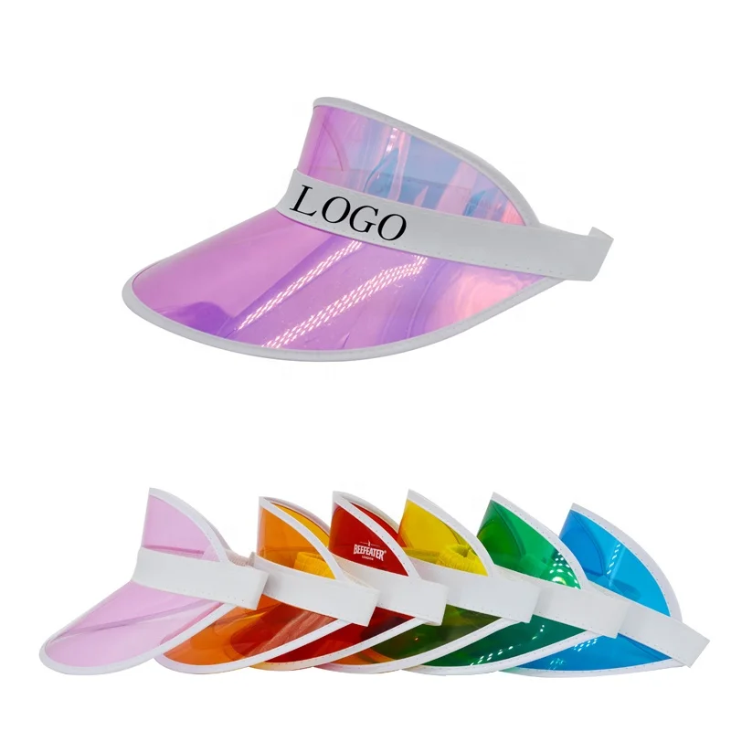 iridescent visor cap