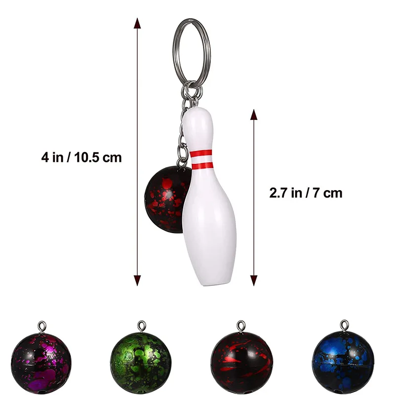 MB1 Bowling Pin Keychain Sport Keychain For Backpack Diy Crafts Toy Keychain For Team Sports Souvenir Victory Parties Gifts