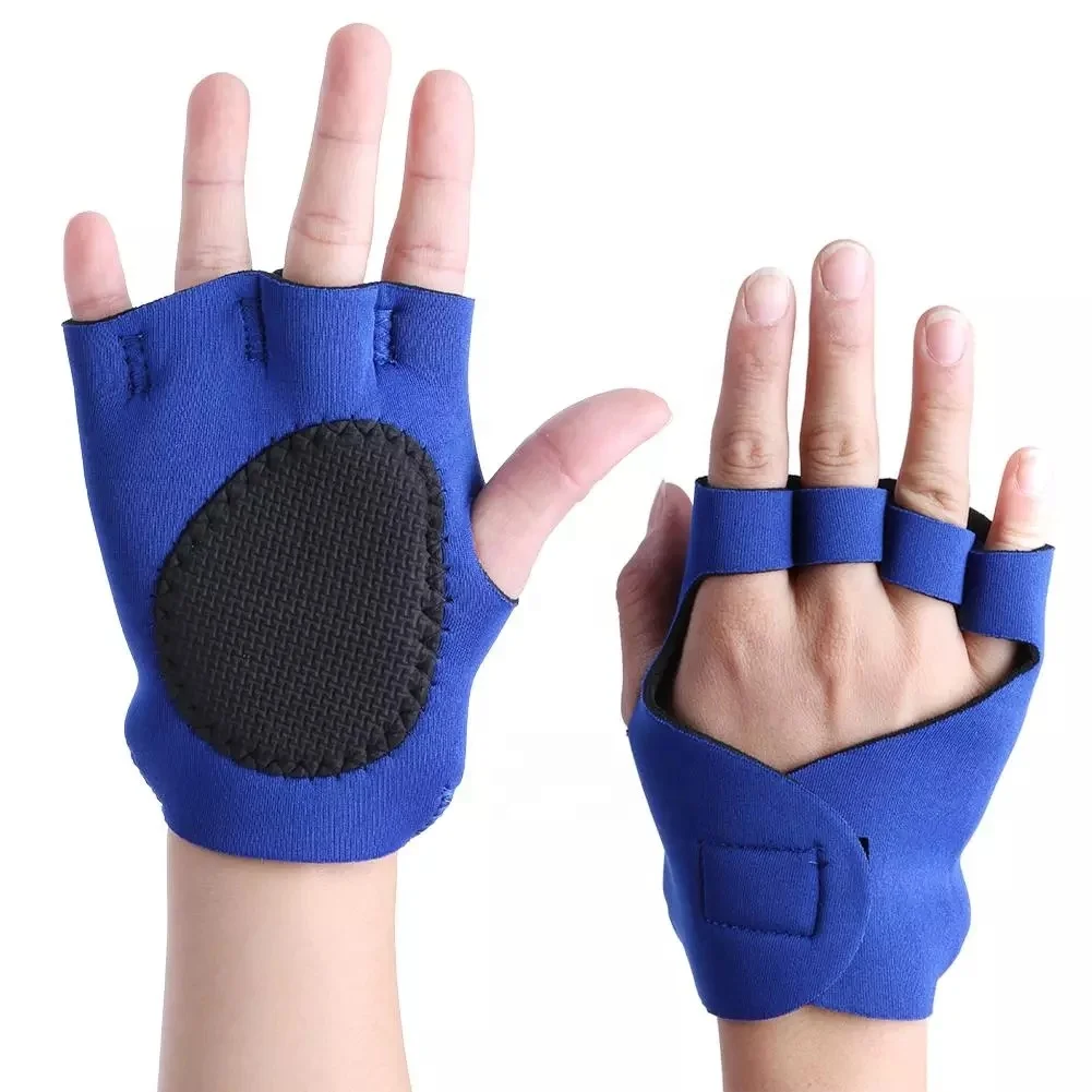 Unisex Half Finger Wrist Gloves Sport Fitness Exercise Training Anti-slip 1pair 