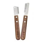 Dog Factory Wholesale Wooden Handle Cat Puppy Detangling Hair Comb Pet Dog Cutting Grooming Comb
