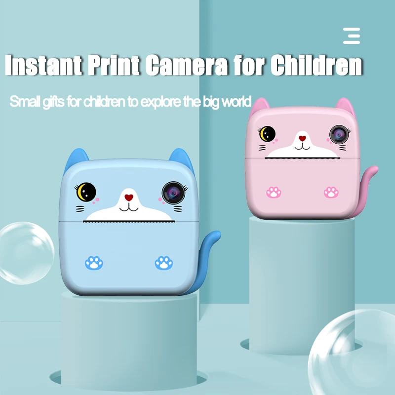 Factory Kids Camera Instant Printer Cameras Christmas BirthdayGifts for Kids Photo Paper Toddler Digital Camera